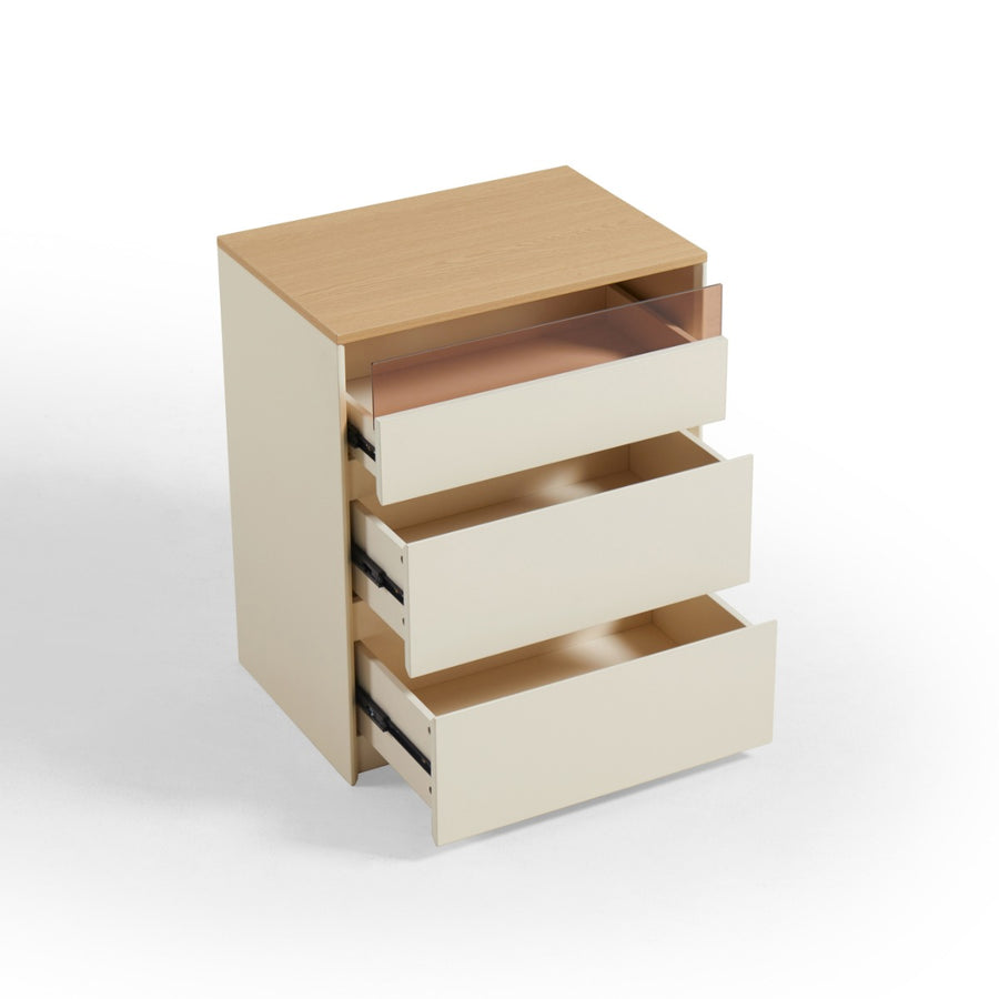ESTONIA Three Drawer Cabinet and Dual Dressing Table