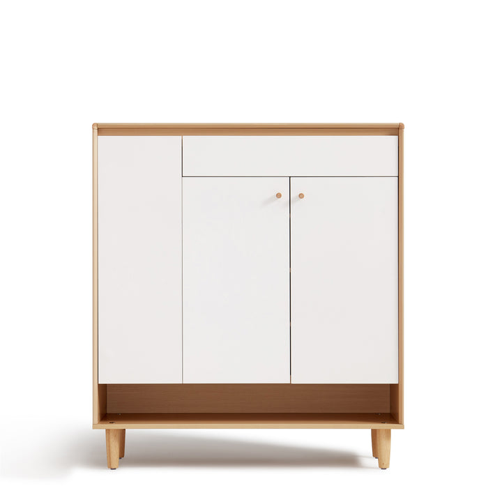 SUDBURY Space-Saving Three-Door Shoe Cabinet