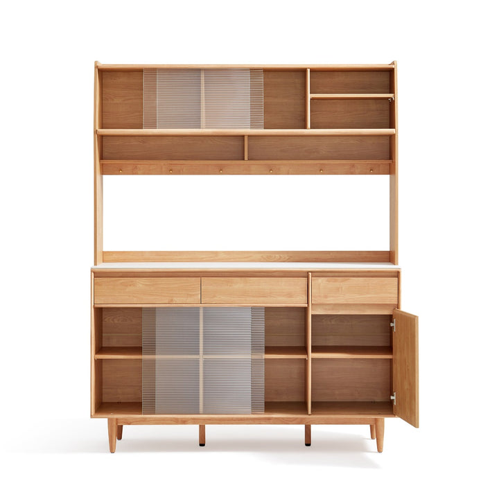 JOSHUA 150cm Wood Color Sideboard Set