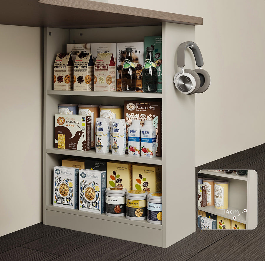 GORDON 140cm Corner Storage Desk with 120cm Counter