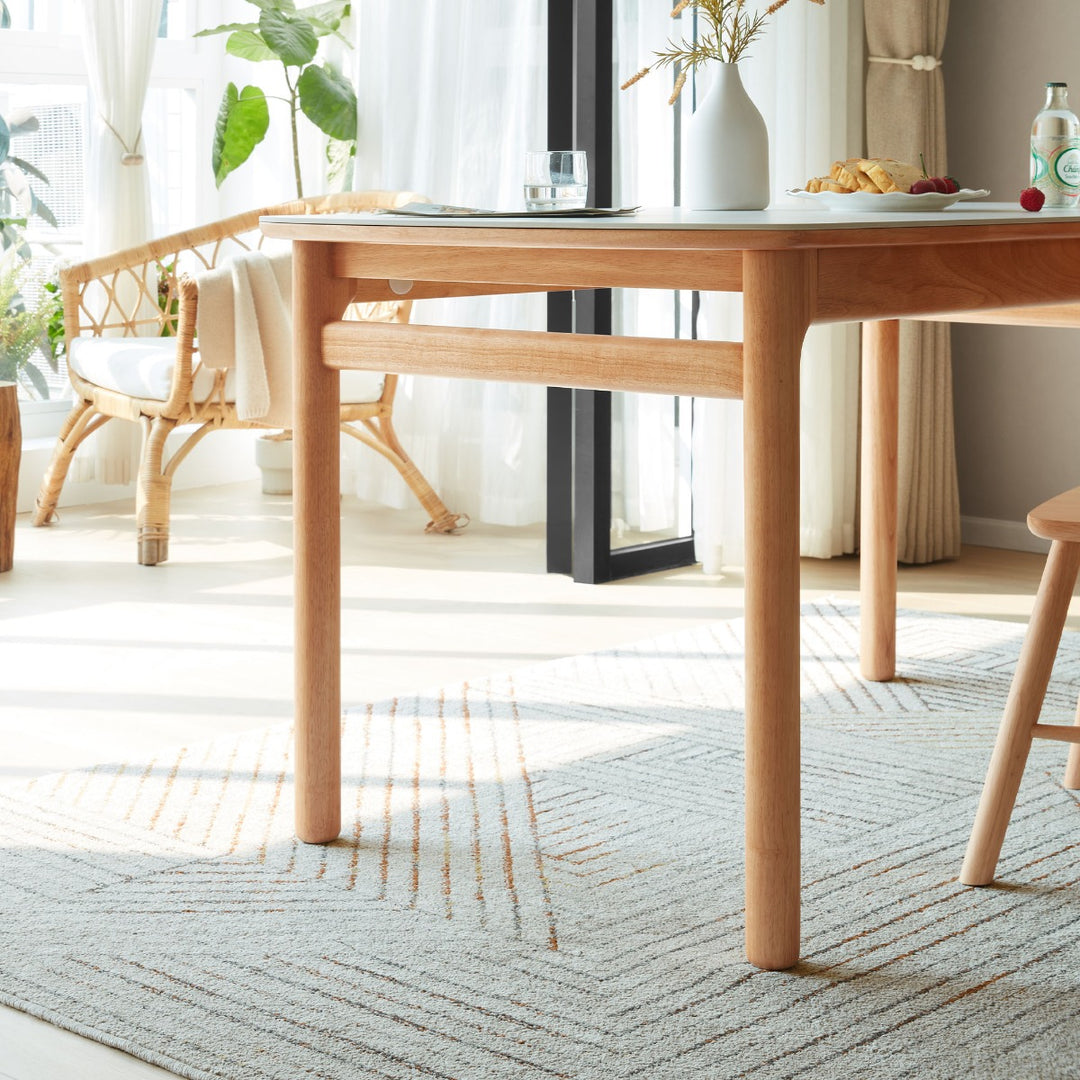LILY Wooden & Ceramic Dining Table