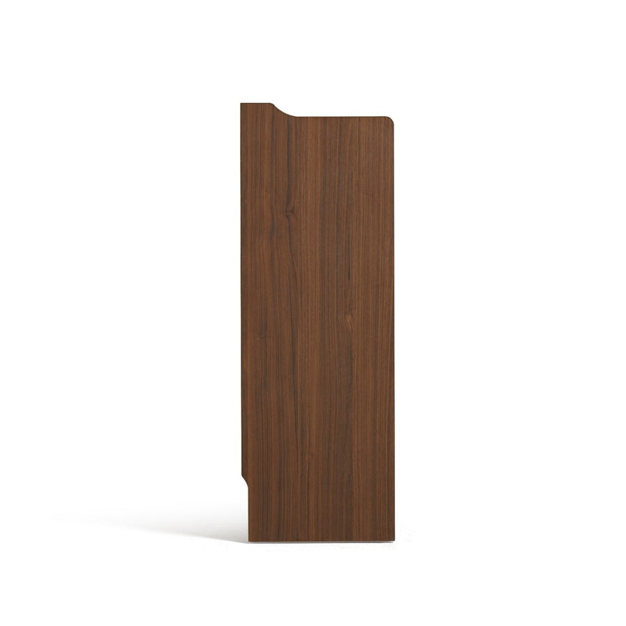 JENSEN Walnut Slatted Shoe Cabinet