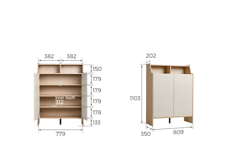 FISHER shoe cabinet