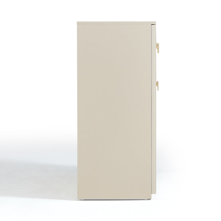 GEORGE 120cm White Low Sideboard