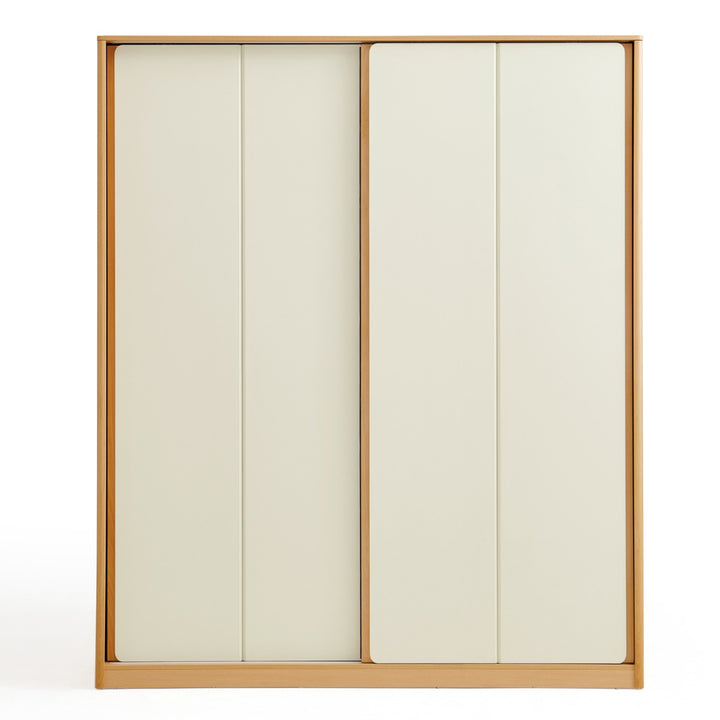 SEVILLE 160cm Wood Color Wardrobe