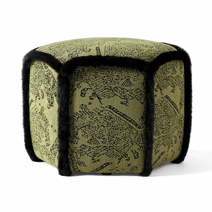 ALESSIA Sherpa Comfort Ottoman