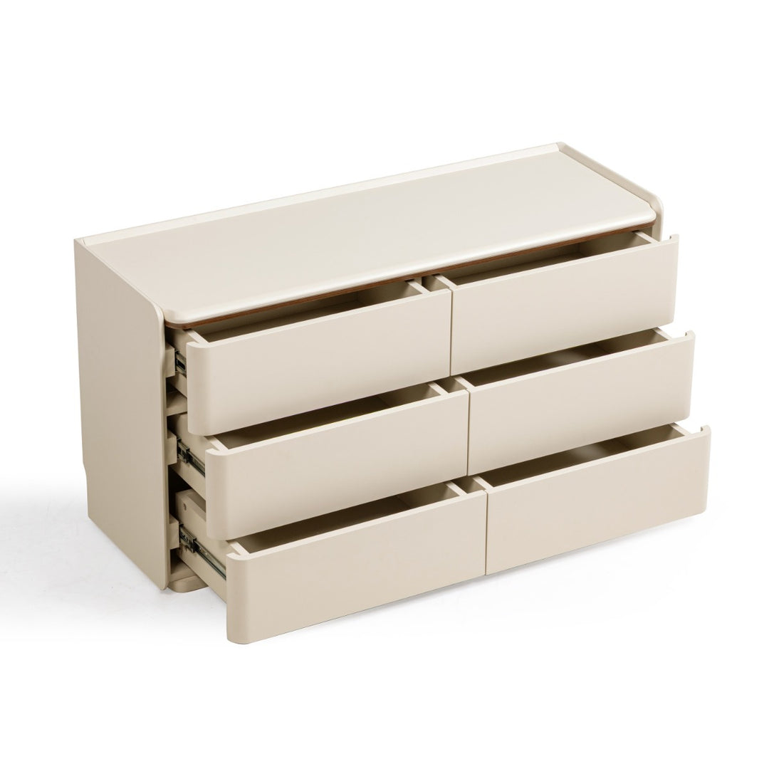 KIERAN Grey 6 Drawer Dresser