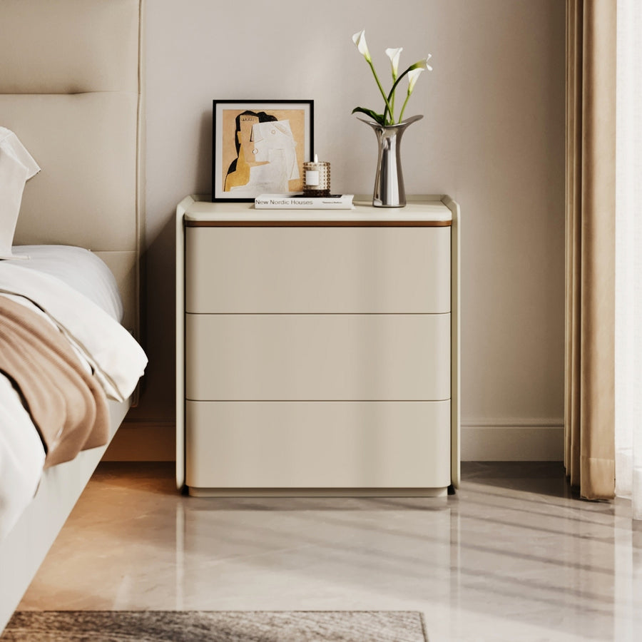 KIERAN Grey 3 Drawer Cabinet