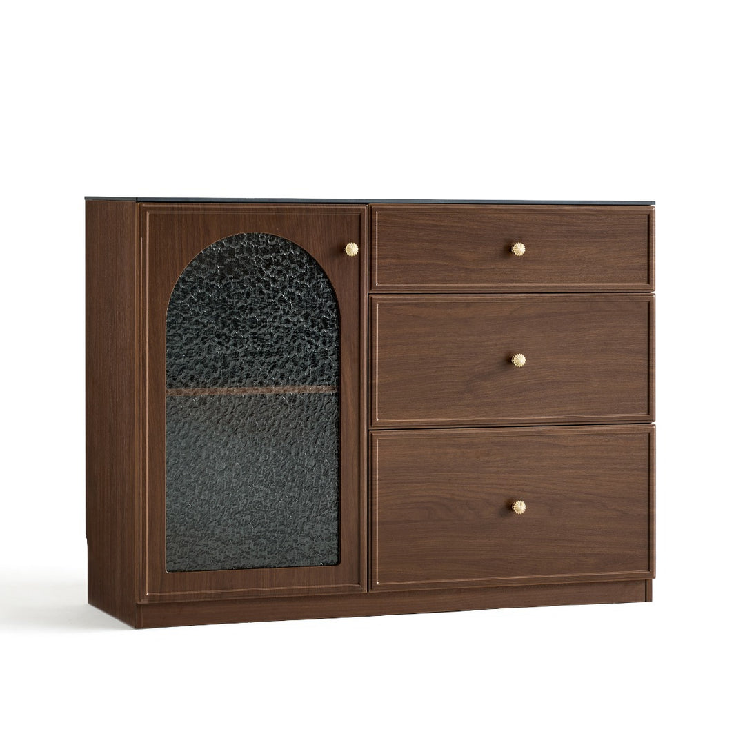 FELTON 120cm Brown And Black Sideboard