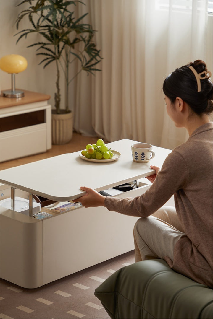 RENLY Nordic Lift-Top Storage Coffee Table