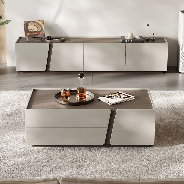 ALANA Asymmetrical Media Console