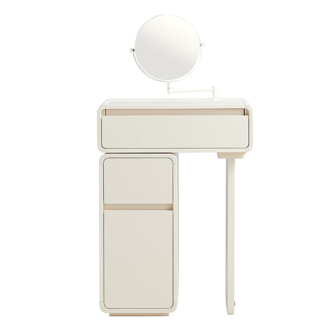 KARTER 80cm White Dresse And Dressing Stool