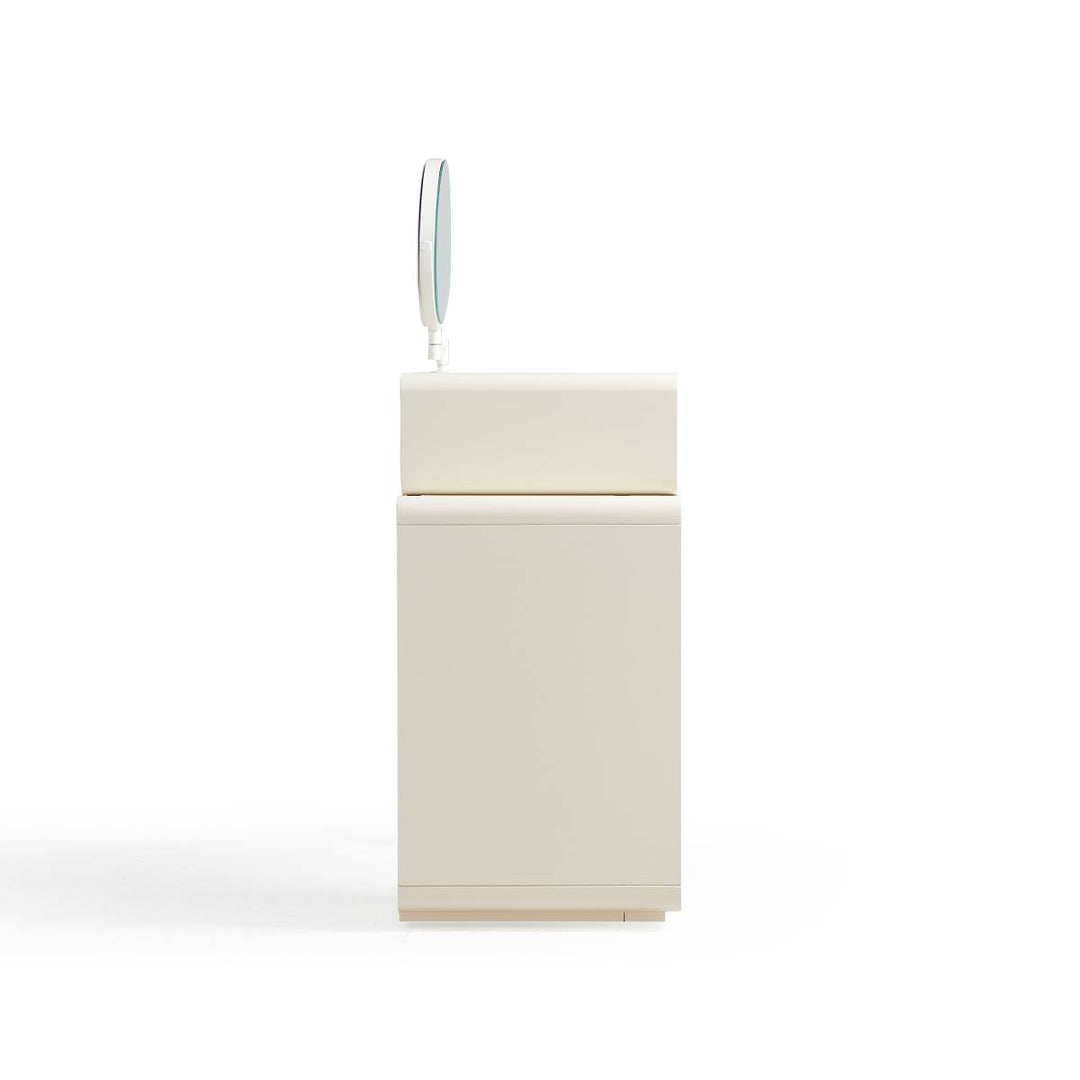 KARTER 80cm White Dresse And Dressing Stool