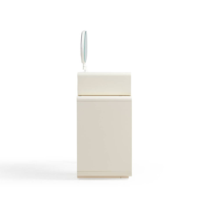 KARTER 80cm White Dresse And Dressing Stool