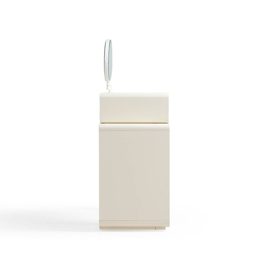 KARTER 80cm White Dresse And Dressing Stool