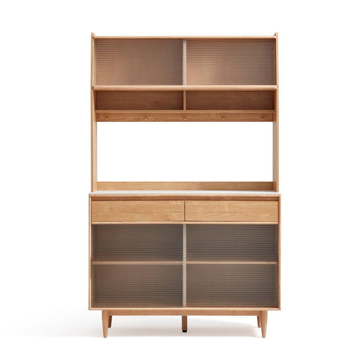 JOSHUA 120cm Wood Color Sideboard Set