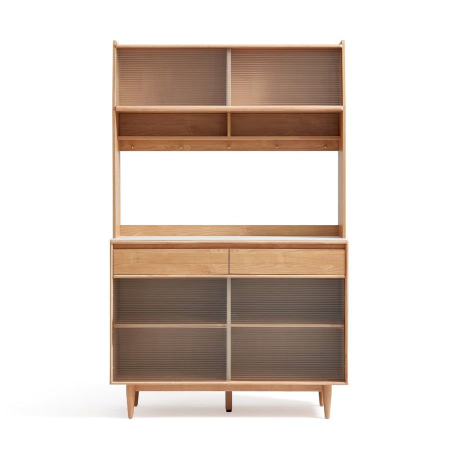 JOSHUA 120cm Wood Color Sideboard Set