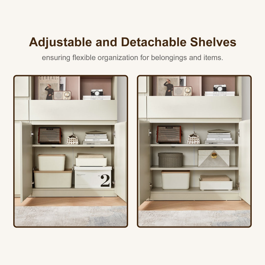 GRIFFIN Pull Out Sliding Door Book Shelves