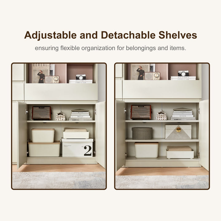 GRIFFIN Pull Out Sliding Door Book Shelves