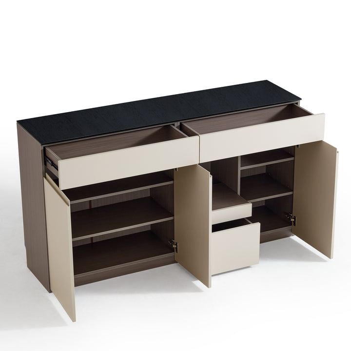 GANU 90cm Coffee Color Dining Sideboard