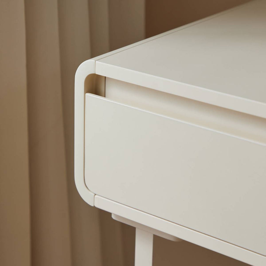 KARTER 80cm White Dresse And Dressing Stool