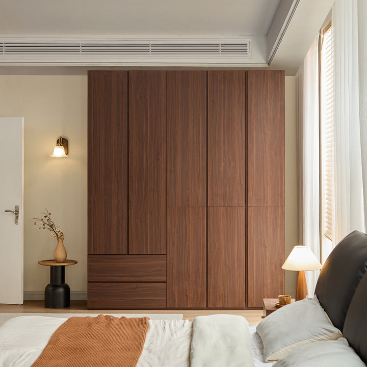 JERICHO 200cm Five Door Wardrobe