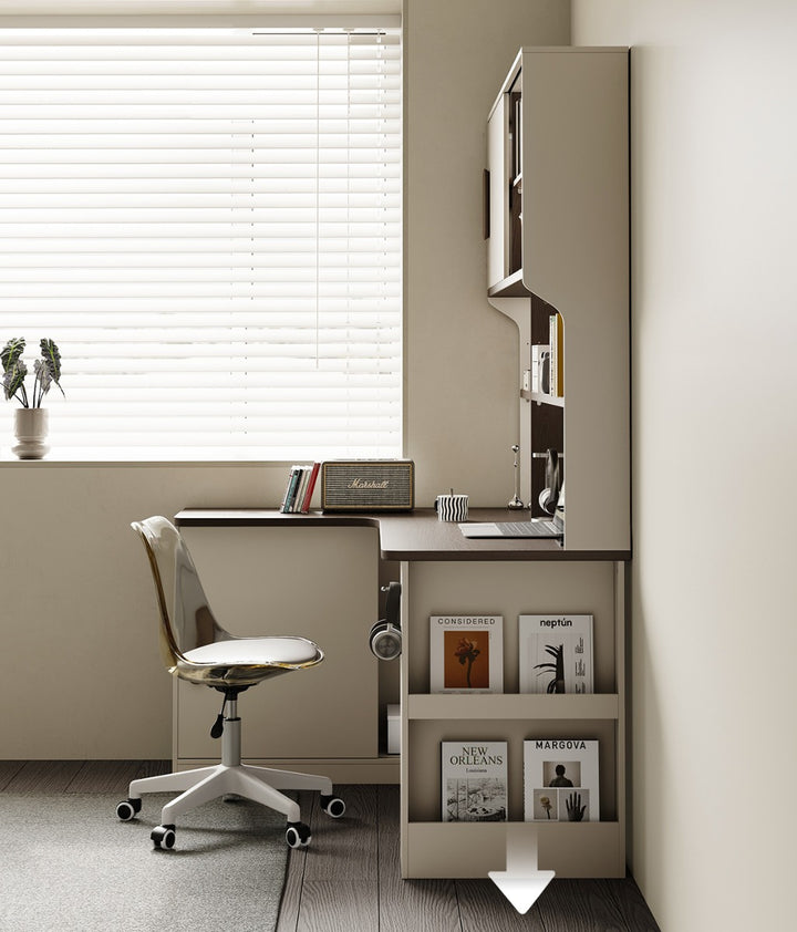 GORDON 140cm Corner Storage Desk with 120cm Counter