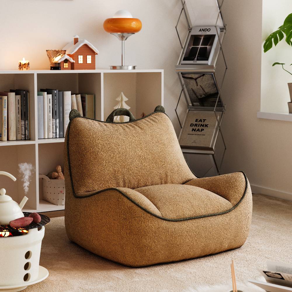 ALEXIA Single Green Lazy Sofa