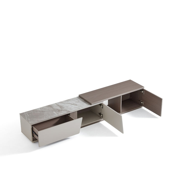 VERONA Sintered Stone Extendable TV Stand