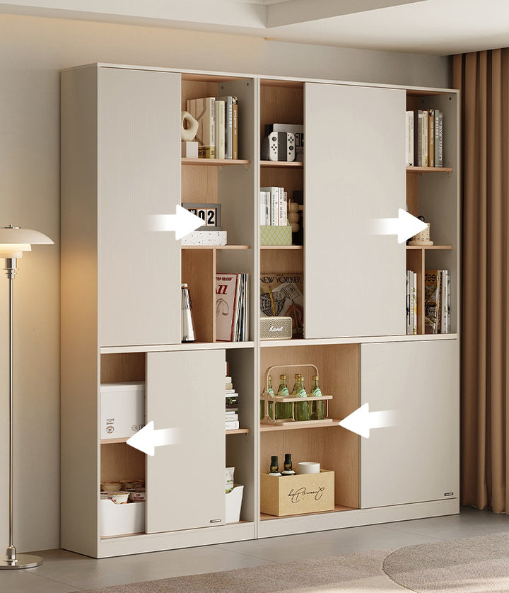 GRIFFIN 80cm Sliding Door Book Shelves
