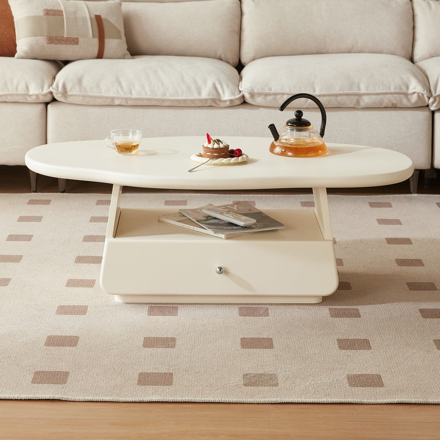 GENEVIEVE Organic Pebble Coffee Table