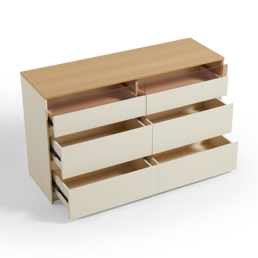 ESTONIA Six Drawer Cabinet and Two Dressing Table