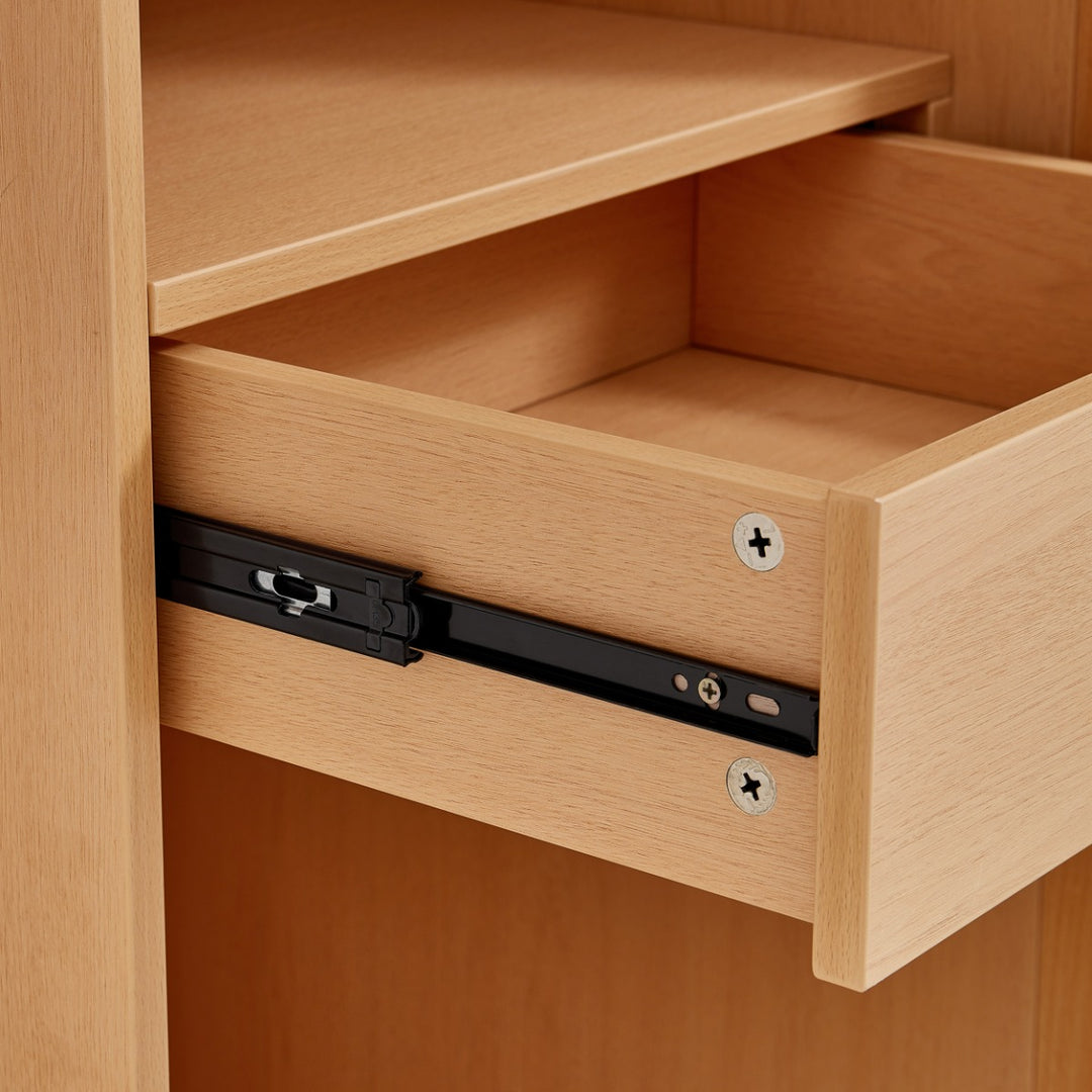 SEVILLE 160cm Wood Color Wardrobe