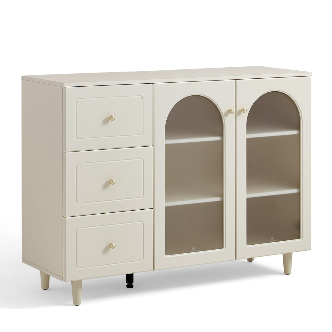 COLUMBUS Glass Door Side Cabinet