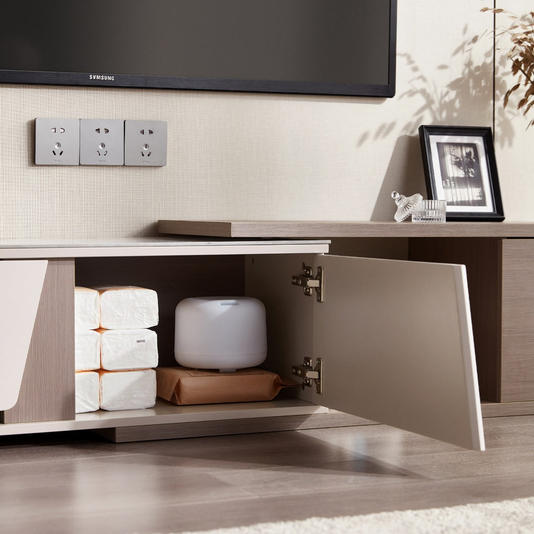 VERONA Sintered Stone Extendable TV Stand