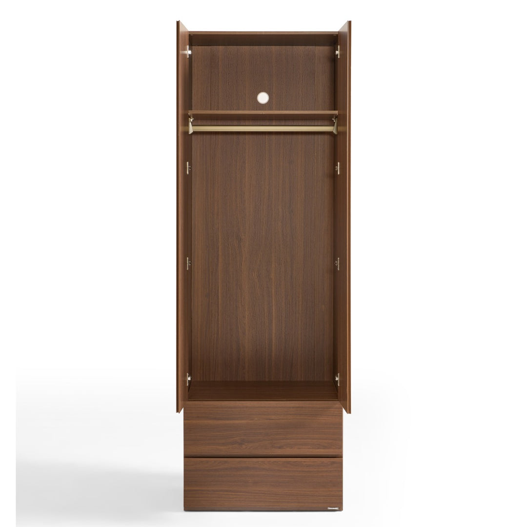 JERICHO 200cm Two Door Wardrobe (With Drawers)