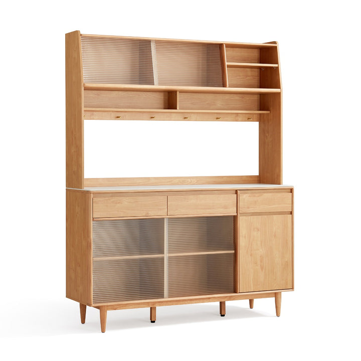 JOSHUA 150cm Wood Color Sideboard Set