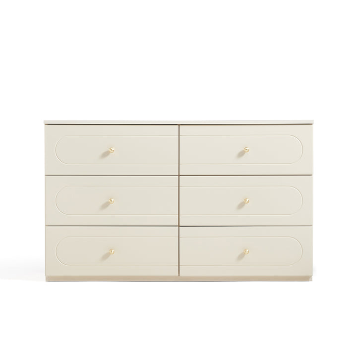 KNOZ Sleek Off-White Storage Sideboard