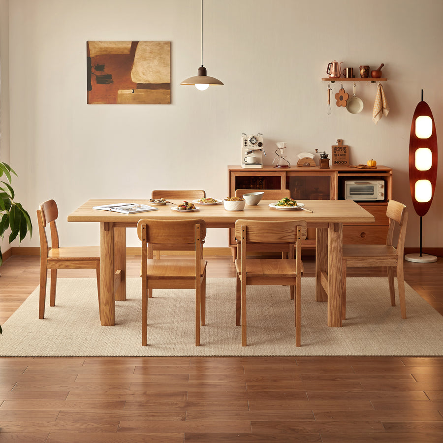 EVELYN Solid Oak Dining Table