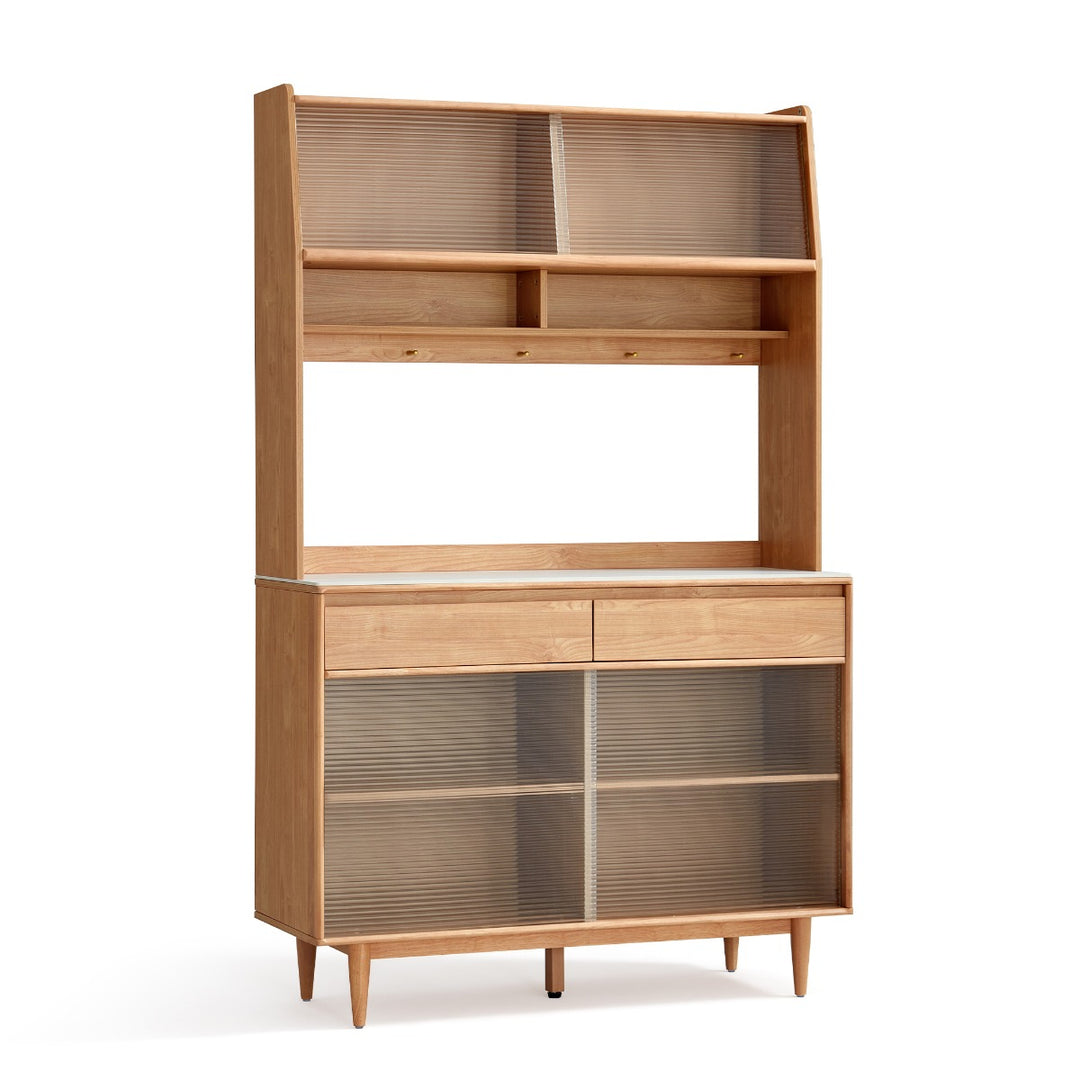 JOSHUA 120cm Wood Color Sideboard Set