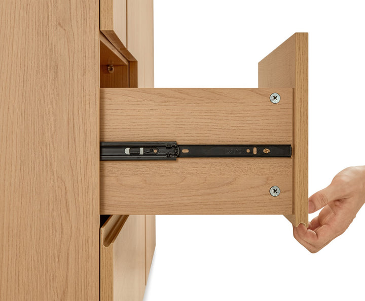 JERICHO 200cm Two Door Wardrobe (With Drawers)