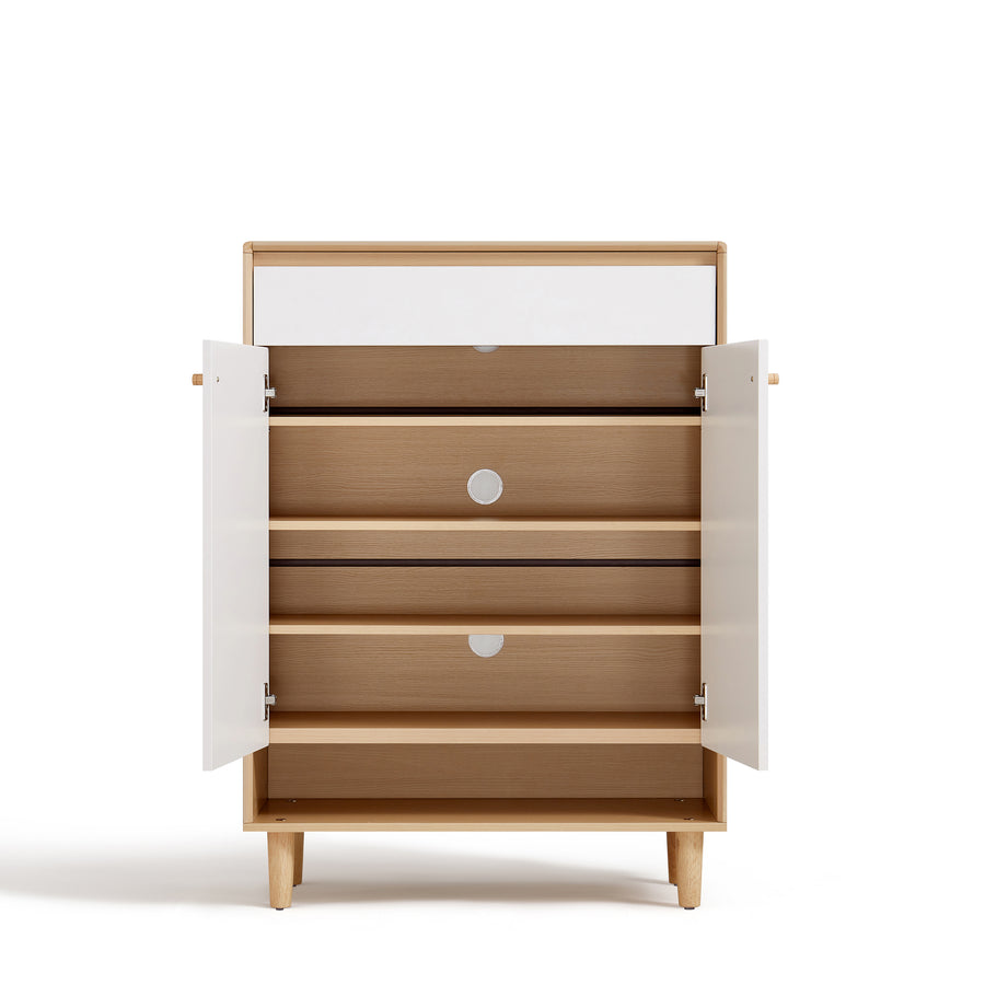 STANLEY Compact Two-Door Shoe Cabinet