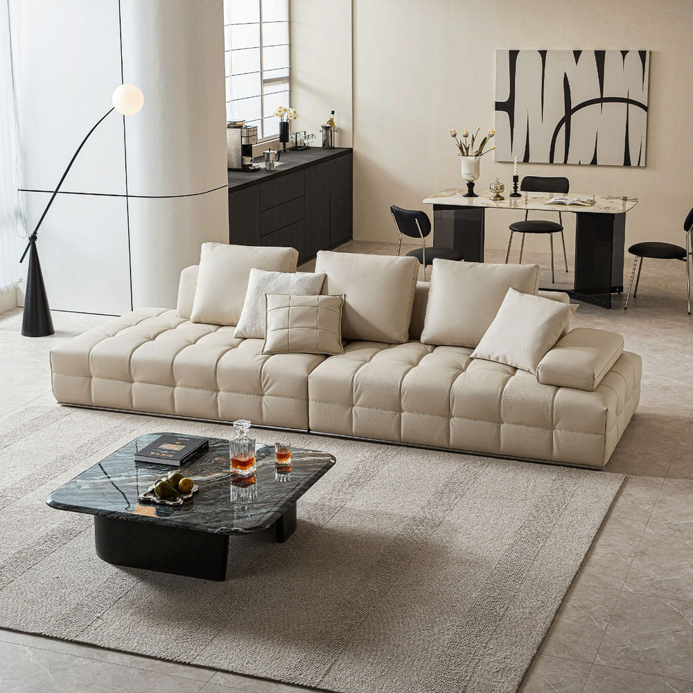 PITAYA 4 Seater Leather Sofa