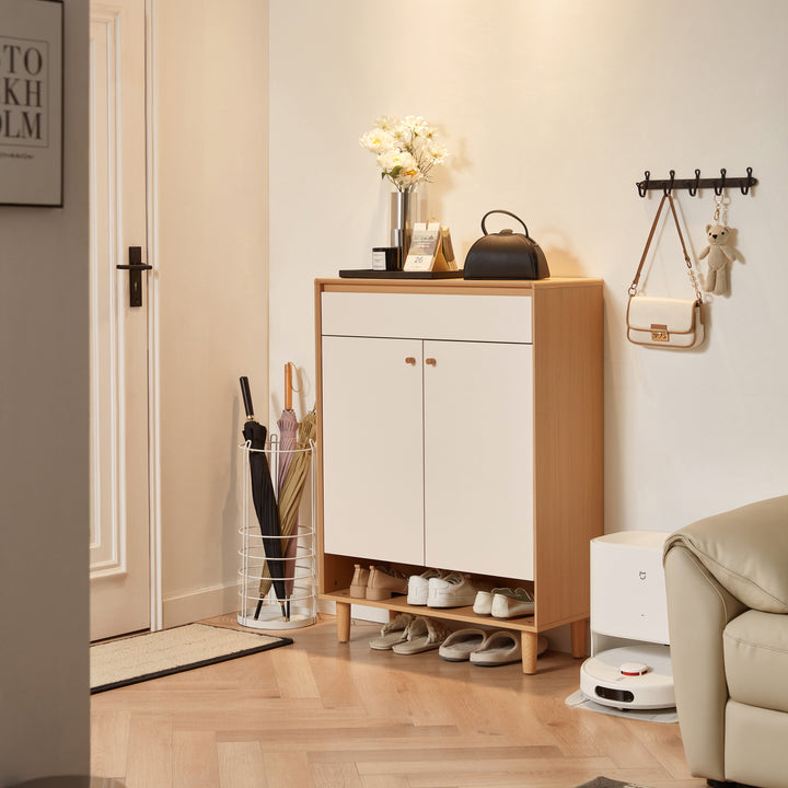 STANLEY Compact Two-Door Shoe Cabinet