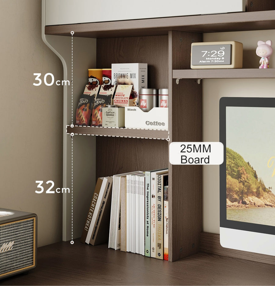 GORDON 140cm Corner Storage Desk with 120cm Counter