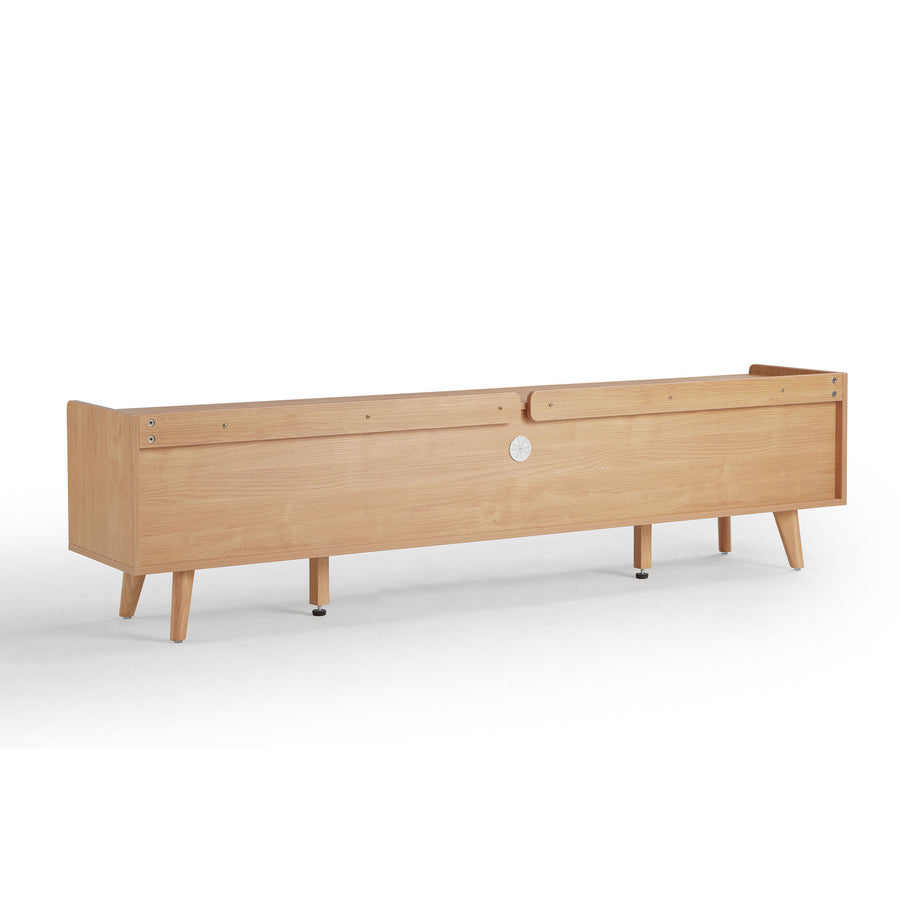 AALIYAH Solid-Wood Elevated TV Stand