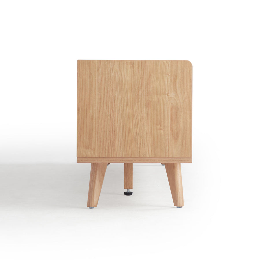 AALIYAH Solid-Wood Elevated TV Stand