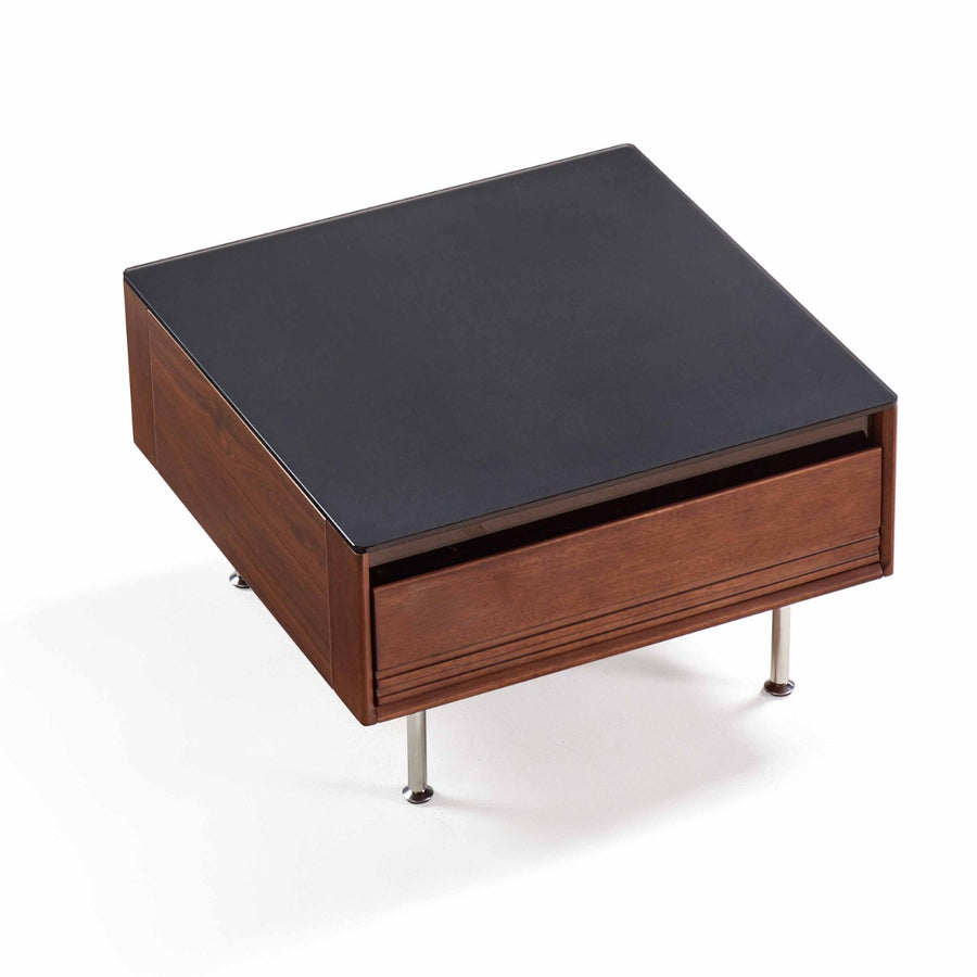 PERLIS Movable Walnut Coffee Table
