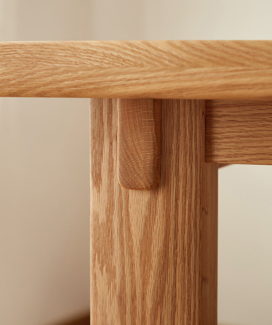 EVELYN Solid Oak Dining Table