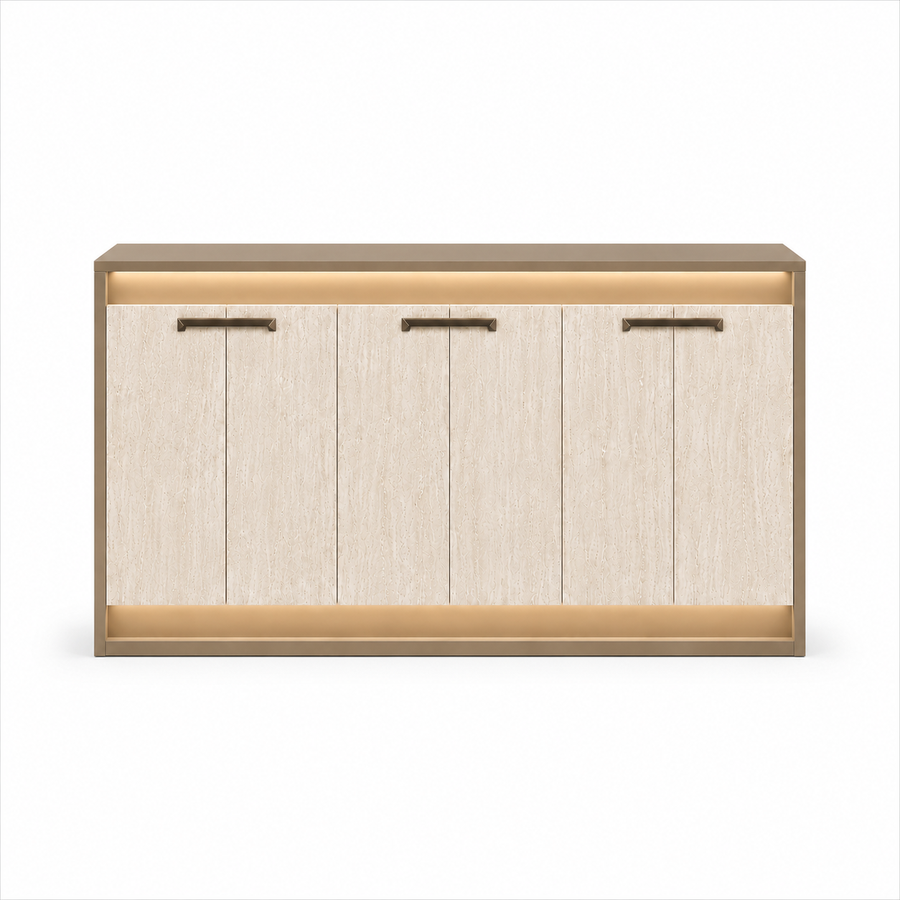 JAYLA Gold Travertine Sideboard - ALF Italia